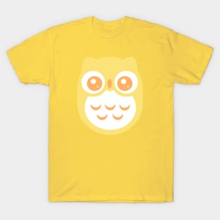 Yellow Cute baby Owl T-Shirt